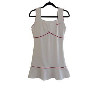 Nike Tennis Custom Athlete Tournament White & Pink Dress OS